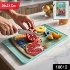 Multipurpose Anti-Slip Cutting Board Safe & Easy Food Prep - Side View
