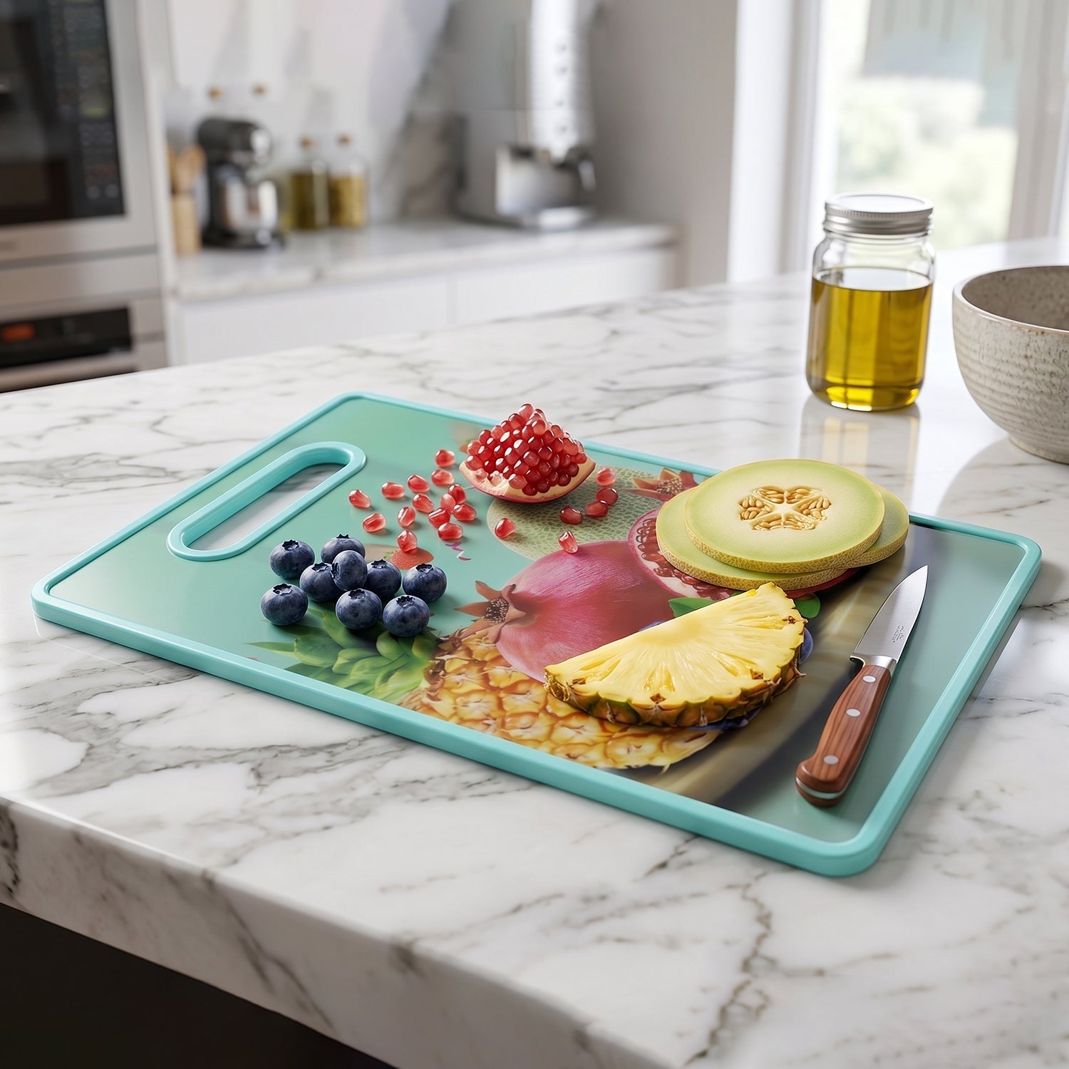 Multipurpose Anti-Slip Cutting Board Safe & Easy Food Prep - Detail View 5