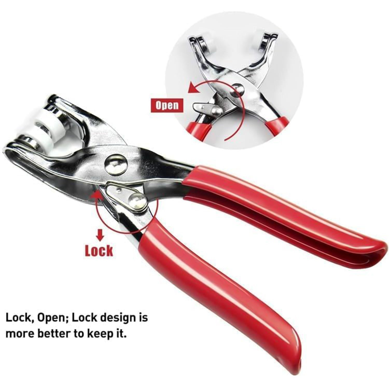 ALVENZA Snap Button Plier Kit – Heavy Duty with 100+ Assorted Studs