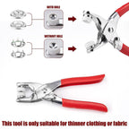 ALVENZA Snap Button Plier Kit – Heavy Duty with 100+ Assorted Studs