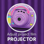 ALVENZA Kids Mini Camera Projector Lamp – Versatile Study & Entertainment Light