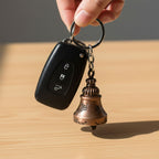 ALVENZA Bell Shape Mini Metal Keychain – Stylish Durable Key Holder