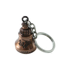 ALVENZA Bell Shape Mini Metal Keychain – Stylish Durable Key Holder