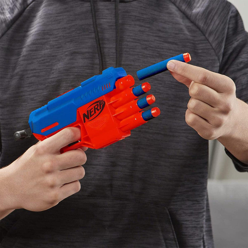 ALVENZA Nerf Alpha Strike Fang QS-4 Dart Blaster – Compact & Quick Firing