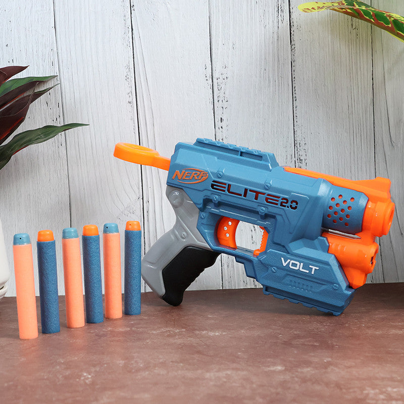 ALVENZA Nerf Elite 2.0 Volt Compact Dart Blaster with Light Beam