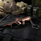 ALVENZA Gun Shape Keychain – Durable Metal Alloy with Antique Finish