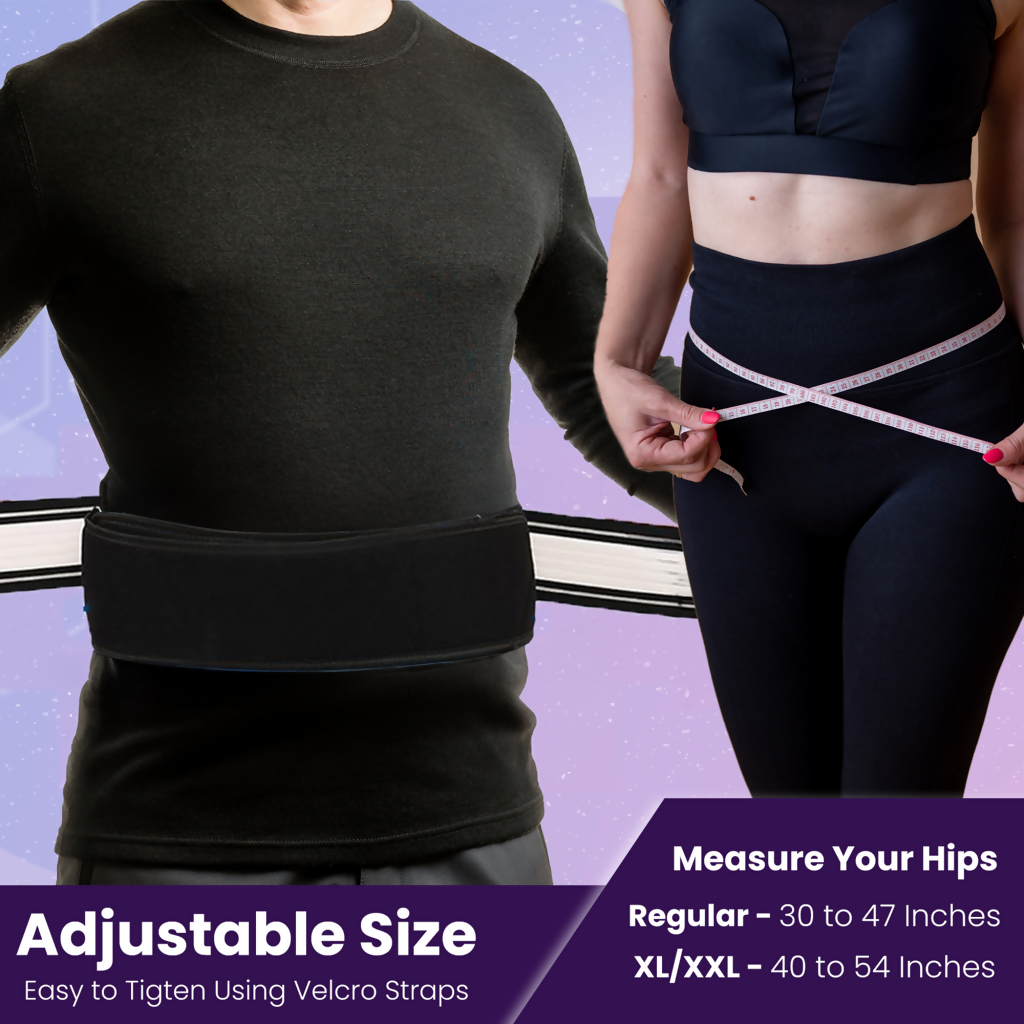 Hip Support Belt – Comfortable, Adjustable, Large Size for Back Relief