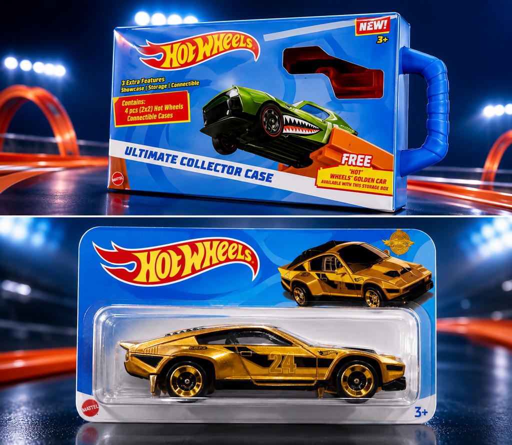 ALVENZA Hot Wheels Collector Case – Organize & Display Your Die-Cast Cars