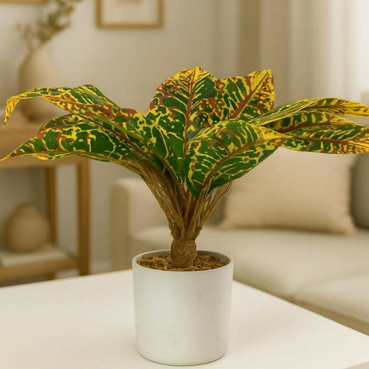 ALVENZA Artificial Leaf Plant – Low Maintenance Home & Office Decor