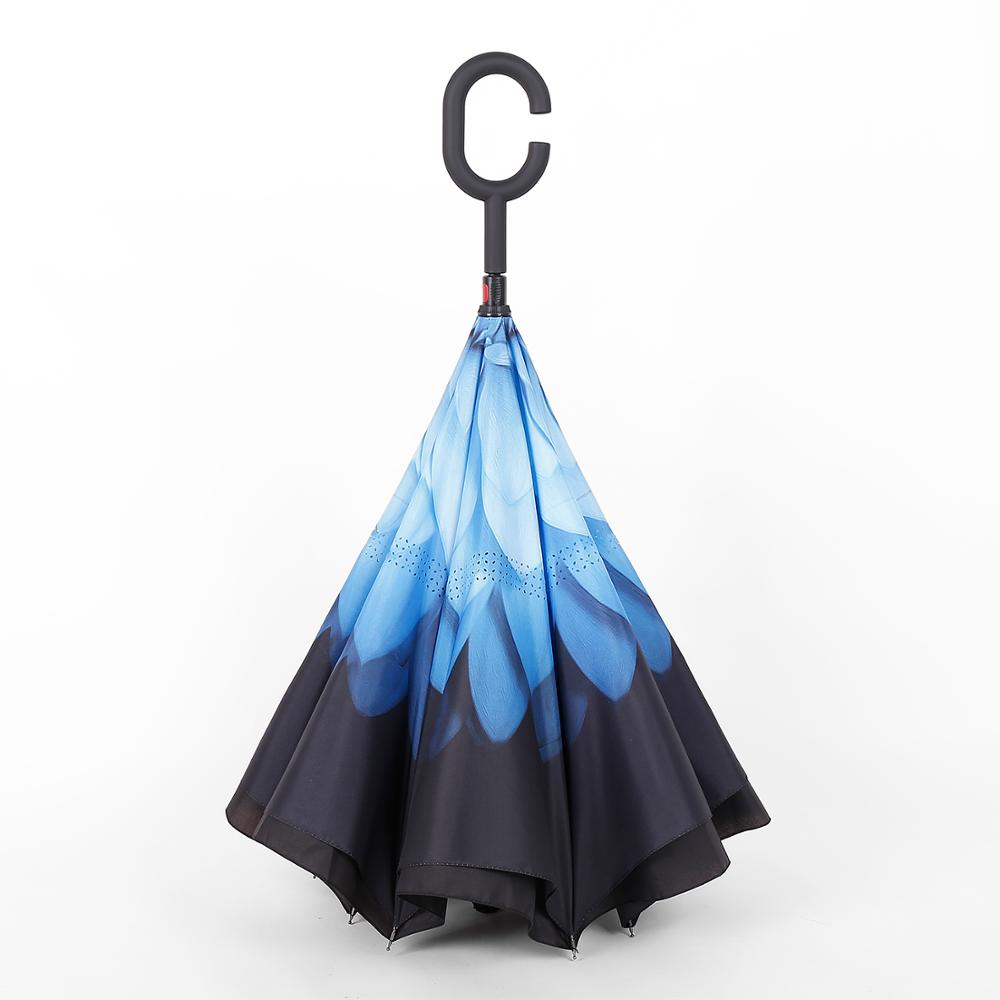 ALVENZA Reverse Umbrella – Windproof Automatic Compact Travel | FERVENT