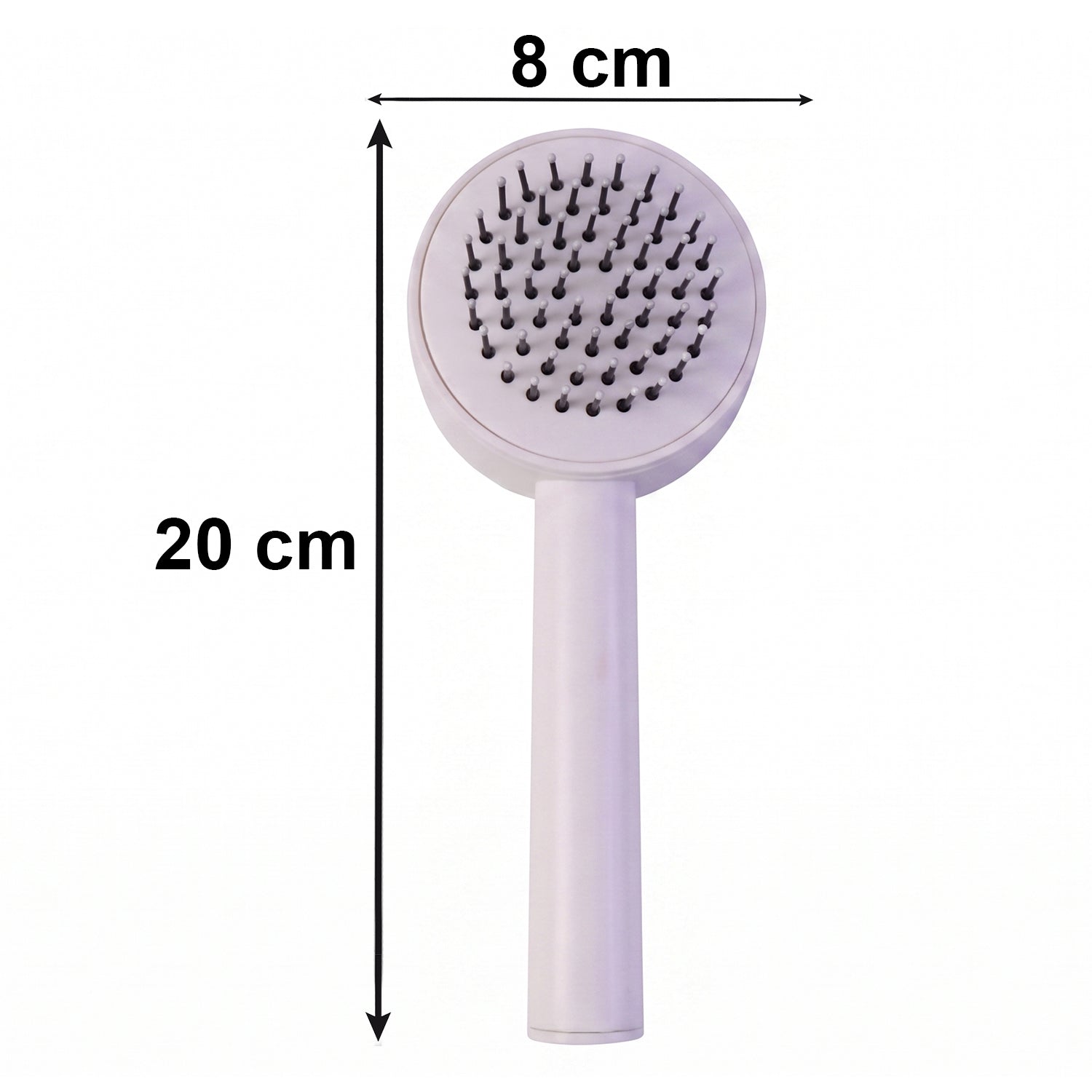 Self-Cleaning Hair Brush – Detangle & Massage | Velvet Wheels