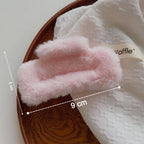 Faux Fur Hair Claw Clips – Soft, Big & Fluffy 12 Pc Set