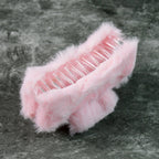 Faux Fur Hair Claw Clips – Soft, Big & Fluffy 12 Pc Set