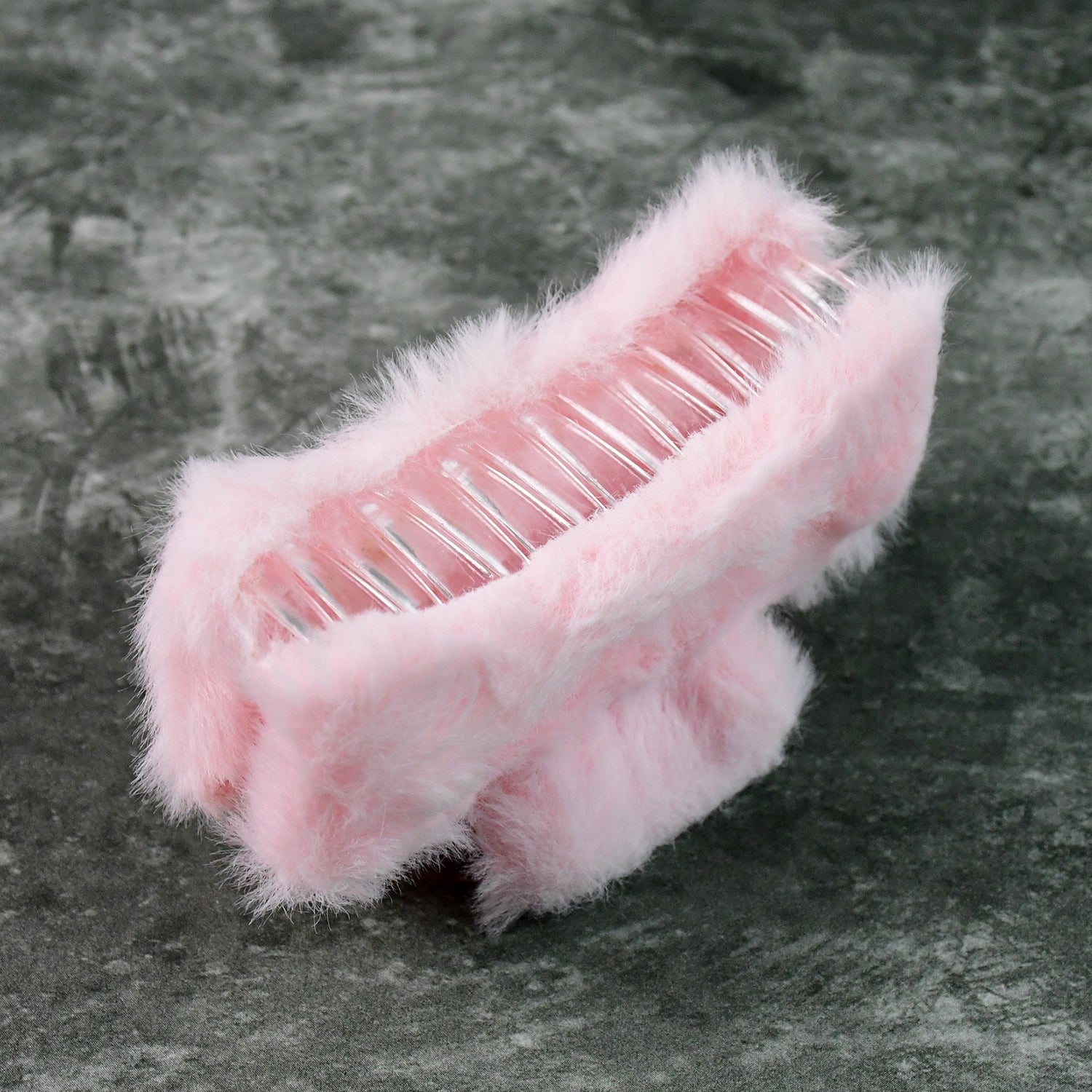 Faux Fur Hair Claw Clips – Soft, Big & Fluffy 12 Pc Set