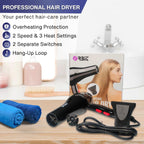 Professional Hair Dryer – Quick Drying with Concentrator Nozzle