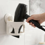 Hair Dryer Holder Easy Bathroom Storage with Suction Cup - Detail View 5