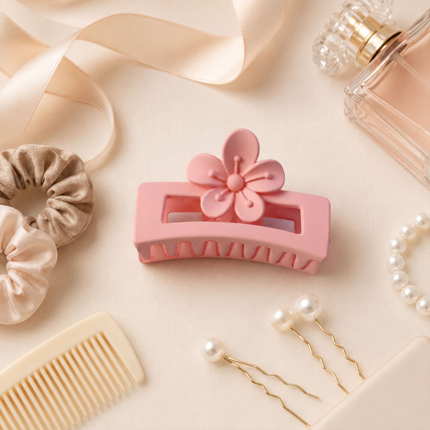 Plastic Hair Claw Clip Strong Grip & Trendy Design for Women & Girls