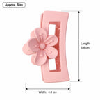 Plastic Hair Claw Clip Strong Grip & Trendy Design for Women & Girls - Detail View 6