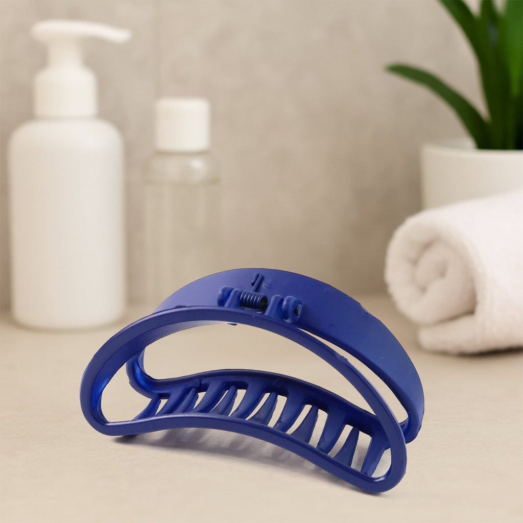 Plastic Hair Clip – Durable Matte Hair Clamp Grip (12 Pc)