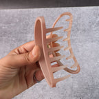 Plastic Hair Clip – Durable Matte Hair Clamp Grip (12 Pc)