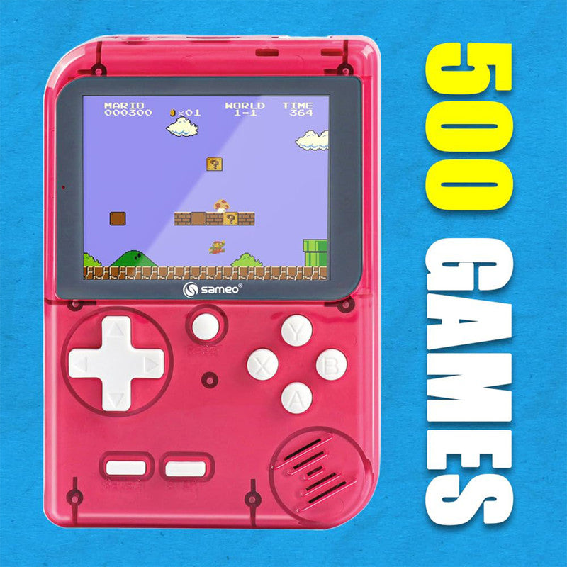 ALVENZA Retro Handheld Gaming Console – 500 Classic Built-in Games