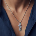 Hanuman Ji Pendant Strength & Devotion Jewellery | Blessed Trinkets - Front View