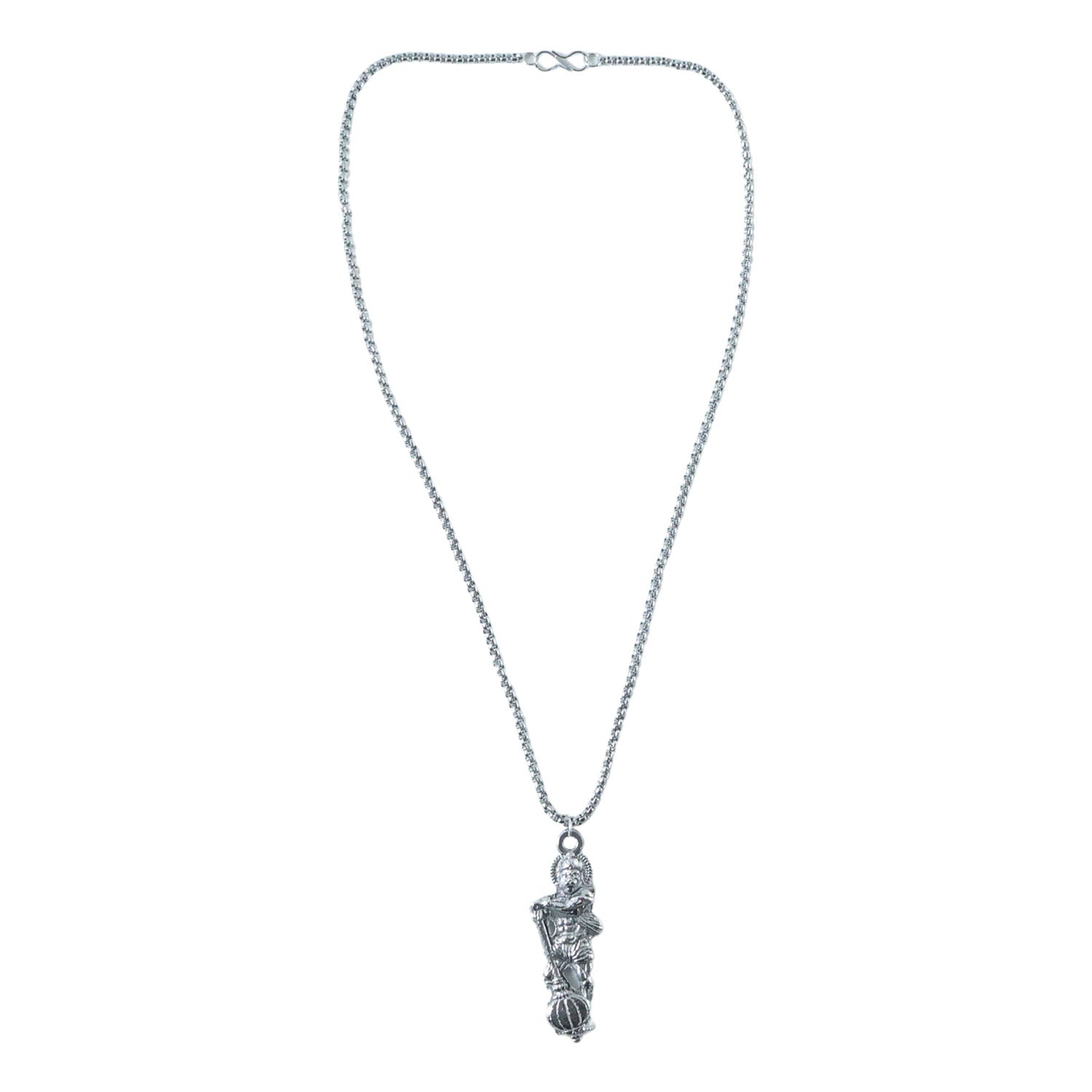 Hanuman Ji Pendant Strength & Devotion Jewellery | Blessed Trinkets - Back View