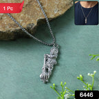 Hanuman Ji Pendant Strength & Devotion Jewellery | Blessed Trinkets - Side View