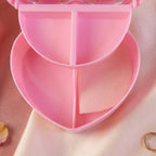 Makeup Storage Box with Mirror Compact & Multi-Compartment Design - Detail View 7