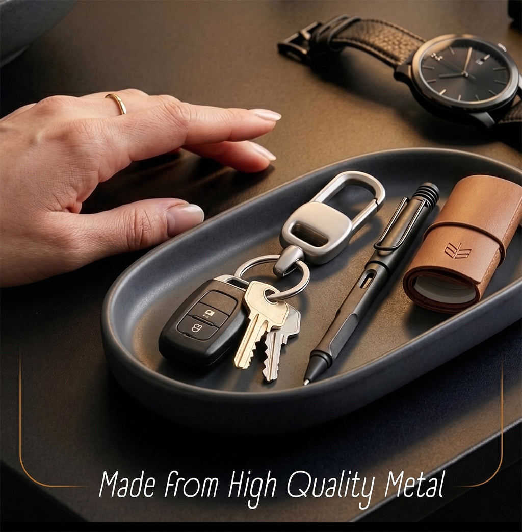 ALVENZA Carabiner Key Holder – Heavy Duty & Secure Metal Clip