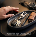 ALVENZA Carabiner Key Holder – Heavy Duty & Secure Metal Clip