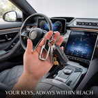ALVENZA Heavy Duty Stainless Steel Key Holder – Secure & Durable Clip