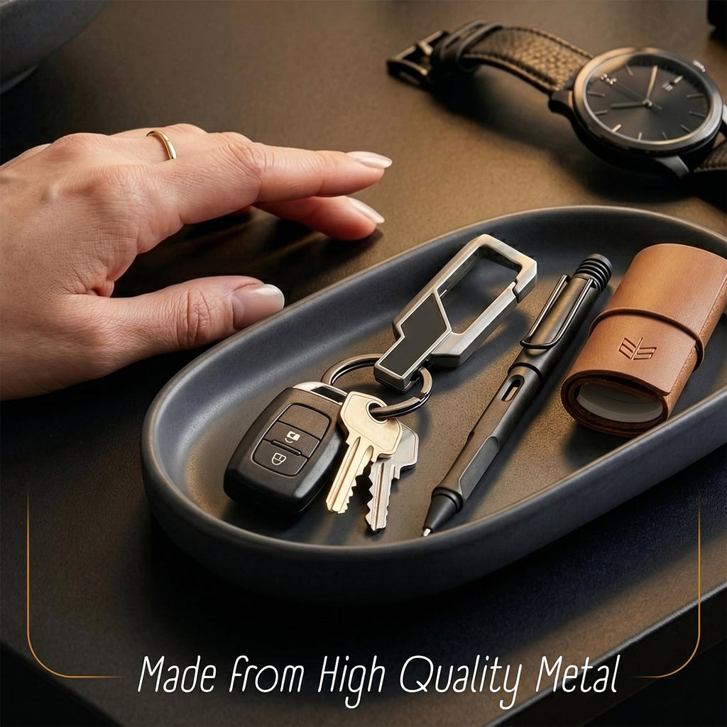 ALVENZA Heavy Duty Stainless Steel Key Holder – Secure & Durable Clip