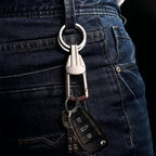 ALVENZA Heavy Duty Metal Key Holder – Secure & Durable Carabiner Clip
