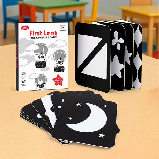 ALVENZA High-Contrast Flash Cards – Stimulate Newborn Visual Development