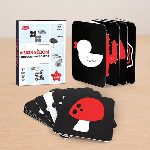 ALVENZA High Contrast Flash Cards – Stimulate Baby Visual Development