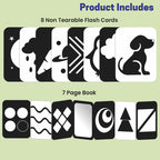 ALVENZA High-Contrast Flash Cards – Stimulate Newborn Visual Development