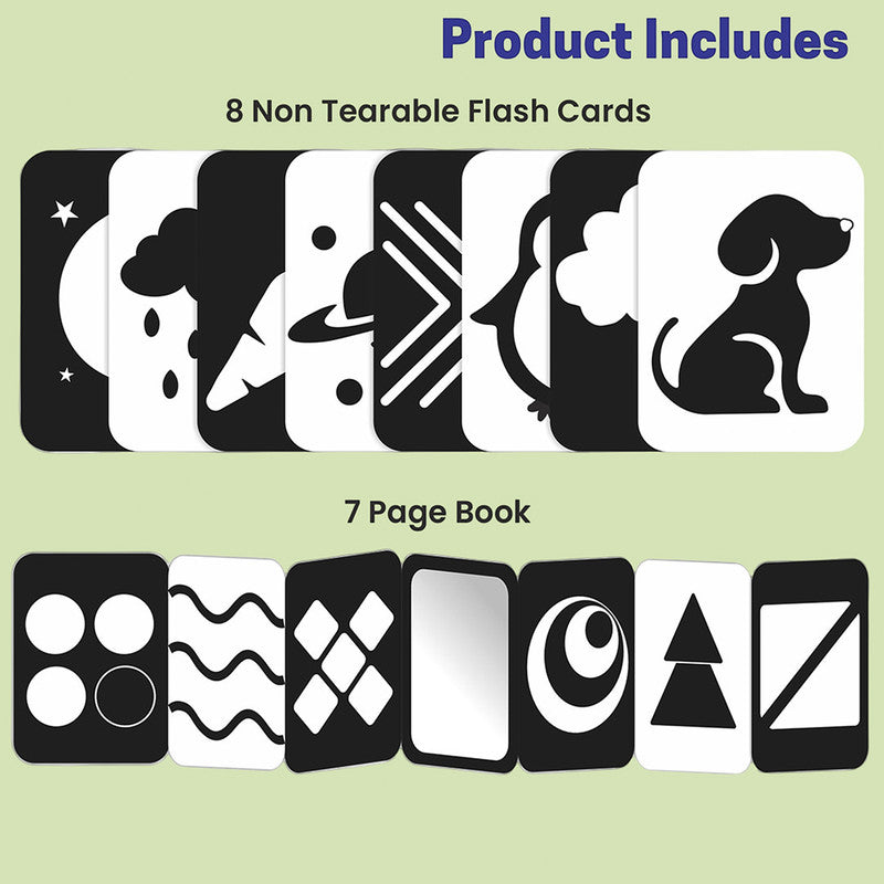 ALVENZA High-Contrast Flash Cards – Stimulate Newborn Visual Development
