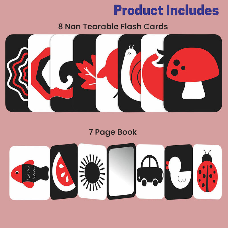 ALVENZA High Contrast Flash Cards – Stimulate Baby Visual Development