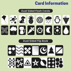ALVENZA High-Contrast Flash Cards – Stimulate Newborn Visual Development