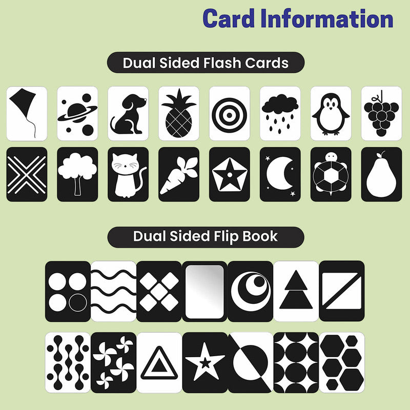 ALVENZA High-Contrast Flash Cards – Stimulate Newborn Visual Development