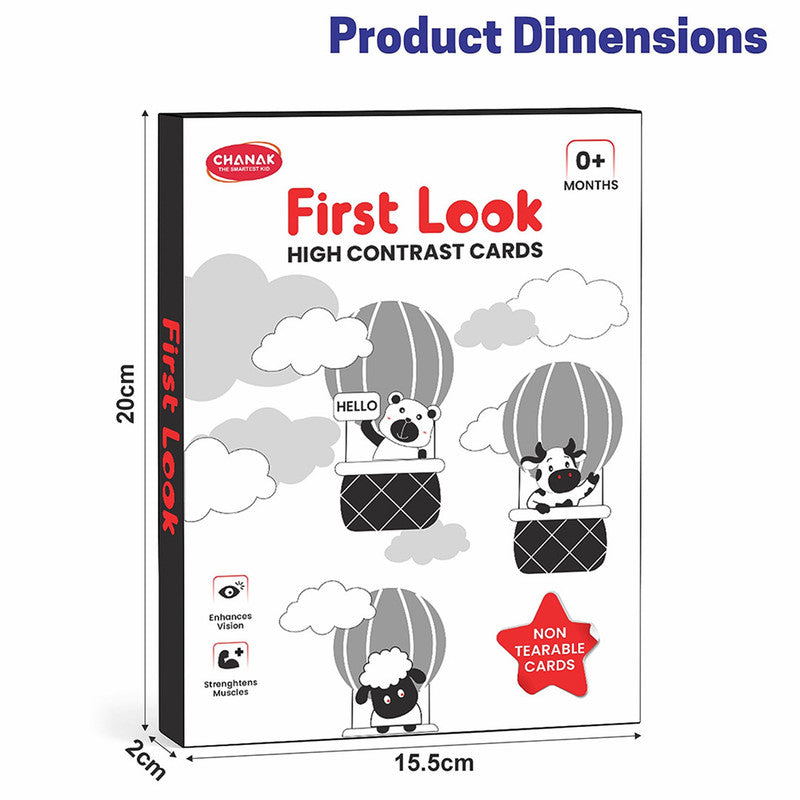 ALVENZA High-Contrast Flash Cards – Stimulate Newborn Visual Development