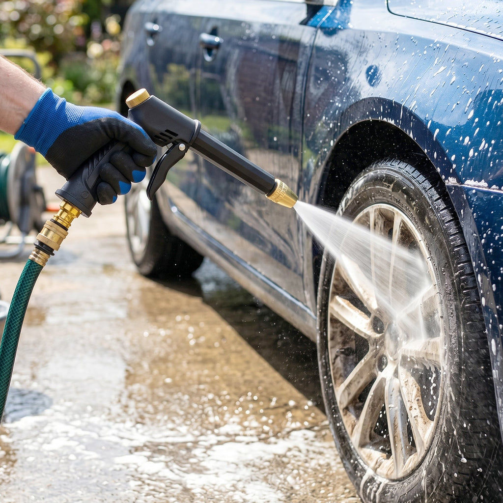 ALVENZA High Pressure Water Spray Gun – Powerful Cleaning Tool for Car & Garden