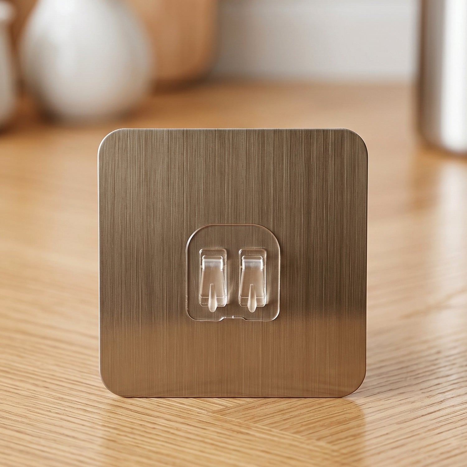 Self-Adhesive Wall Hook Damage-Free & Strong Holding Power - Front View