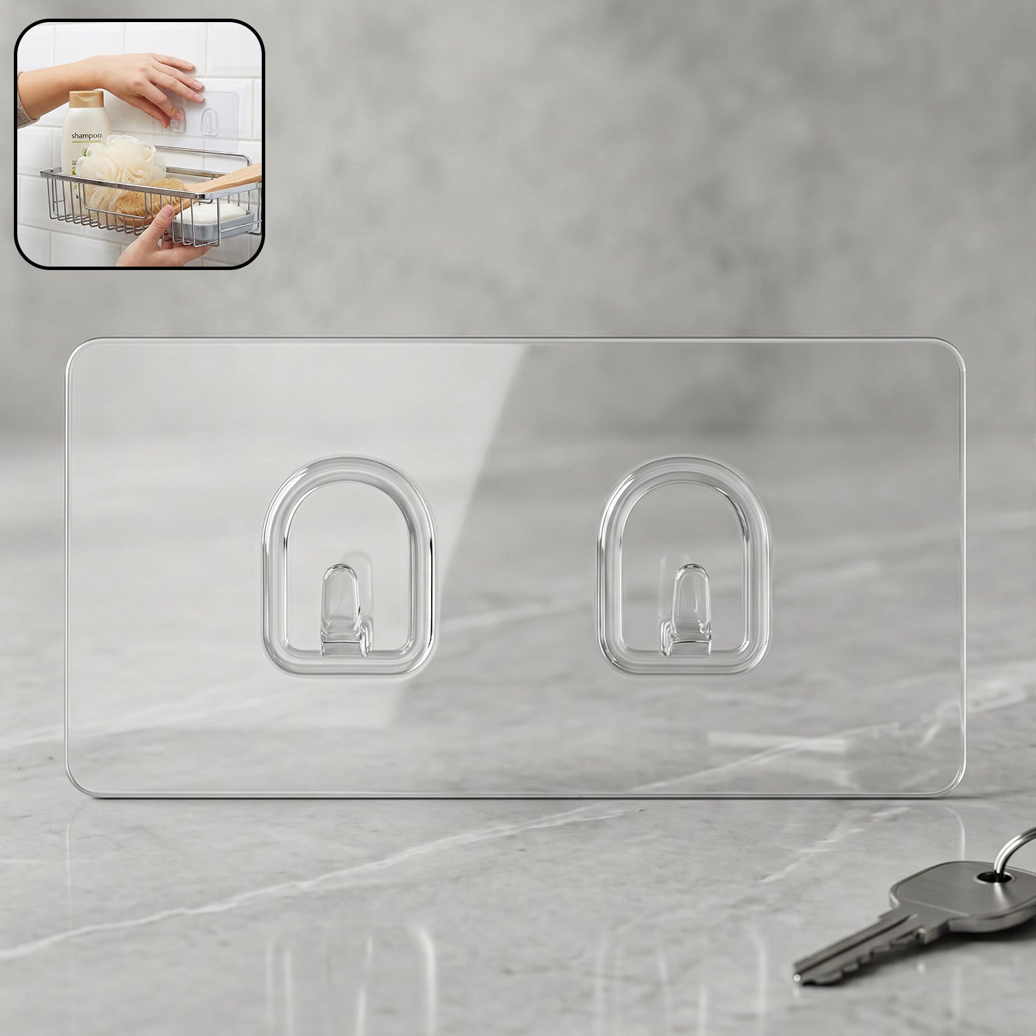 Self-Adhesive Wall Hook Damage-Free Storage Solution
