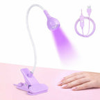 UV LED Lamp for Gel Nails – Flexible Clip-On Design