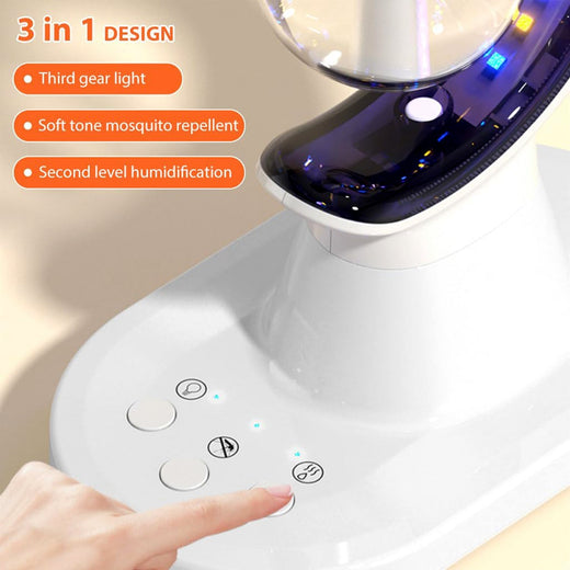 ALVENZA 3-in-1 Humidifier Lamp – LED Light & Mosquito Repellent