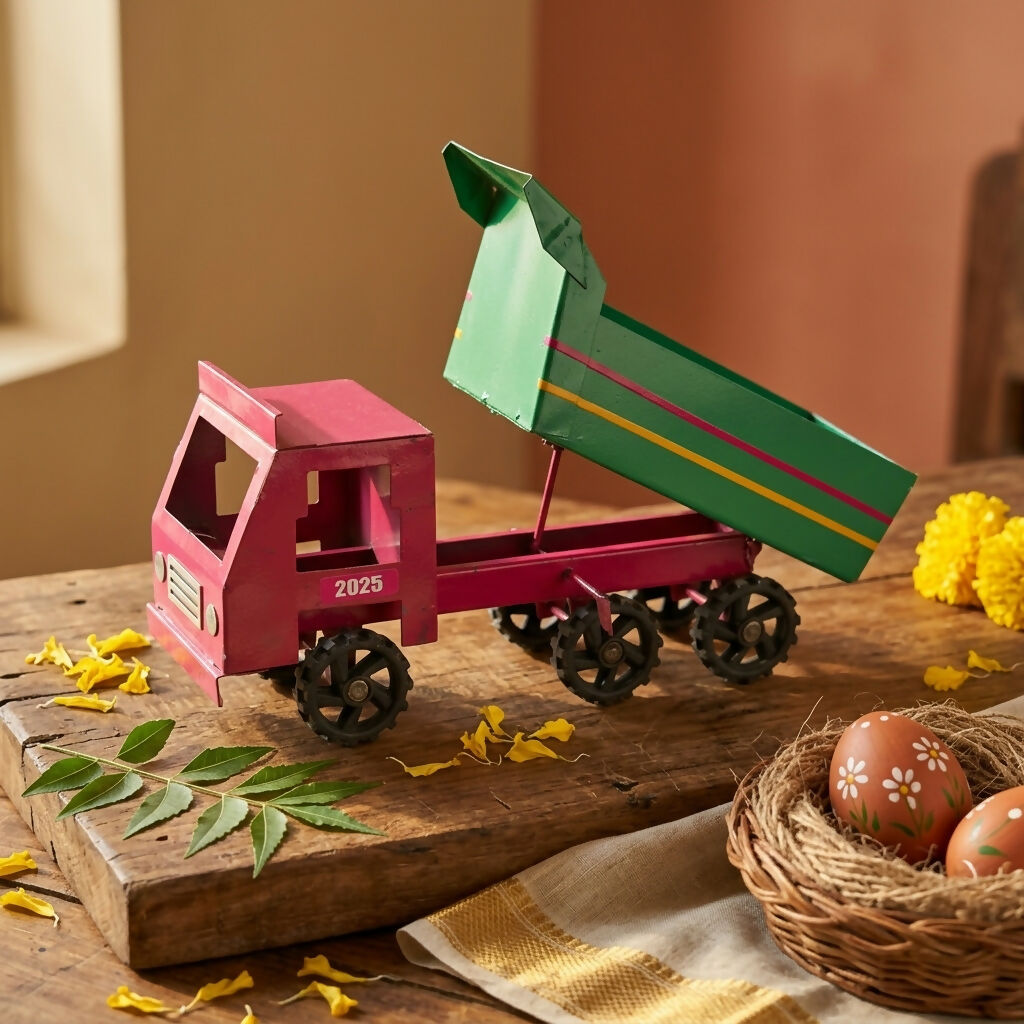 ALVENZA Kids Mini Truck Toy – Durable Construction & Moving Wheels