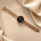 Women’s Rose Gold Metal Strap Watch – Elegant & Stylish Accessory