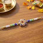 ALVENZA Evil Eye OM Star Rakhi – Symbols of Protection & Tradition